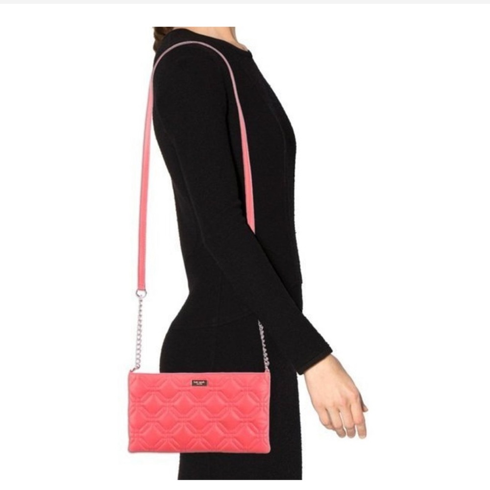 NWT Kate Spade Black Quilted Leather Bag